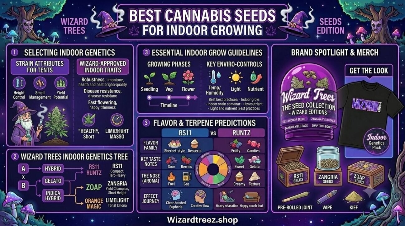 Best Cannabis Seeds for Indoor Growing