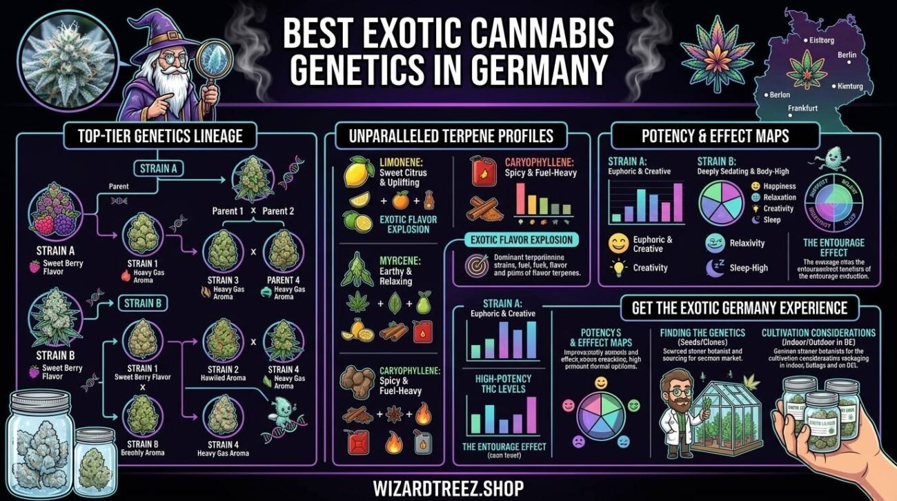 Best exotic cannabis genetics in Germany